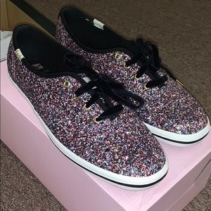 NEW Keds x Kate Spade Glitter Sneakers